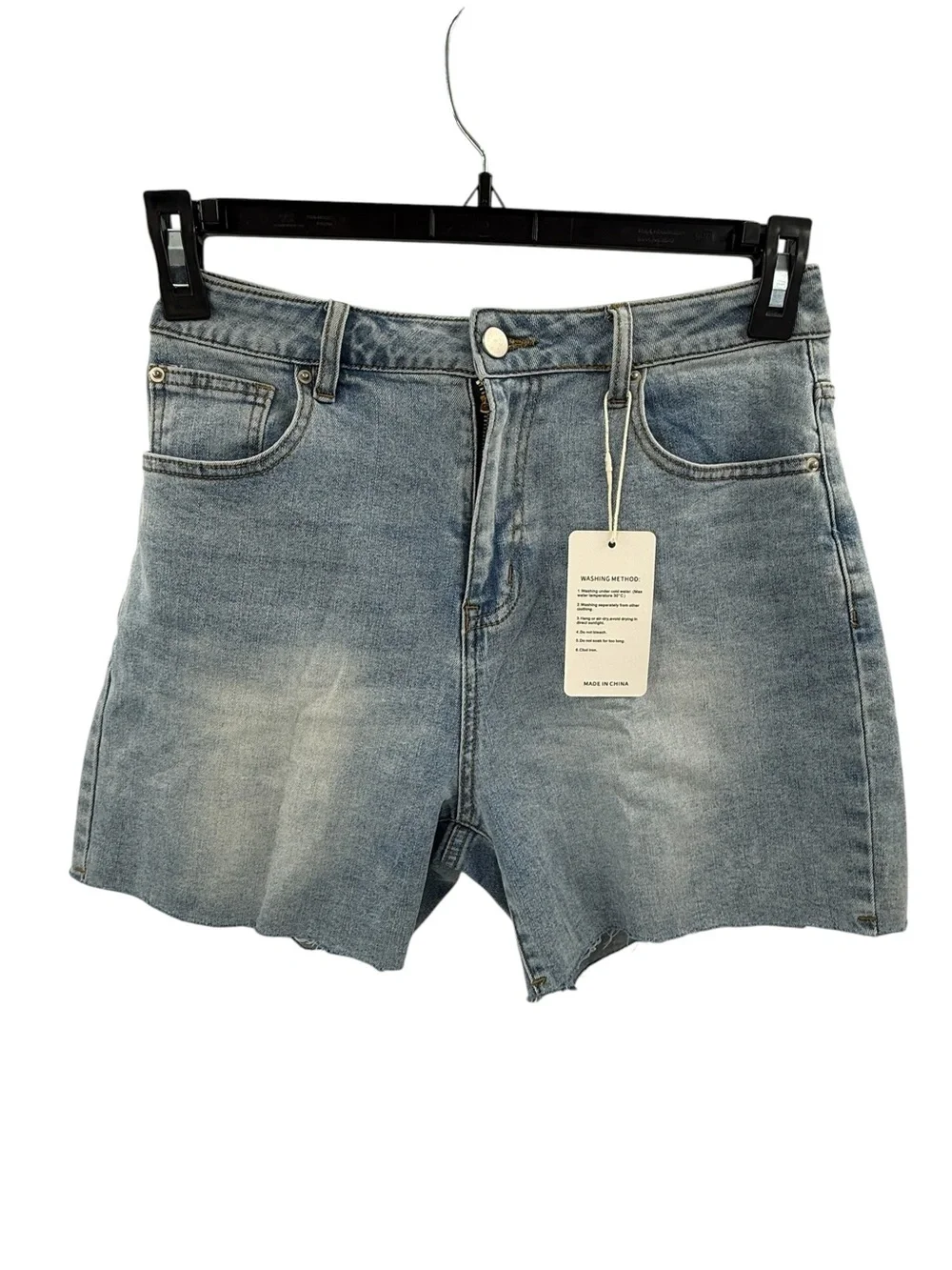 High Waist Jean Shorts Cutoff Long Denim Mom Shorts